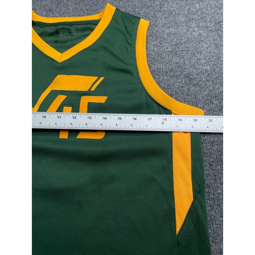 Nike Utah Jazz Jersey Youth Large Green Donovan Mitchell 45 Swingman NBA‎